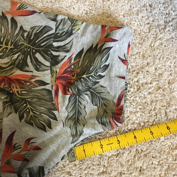 Tropical Botanical Floral Cotton Short Sleeve Tee - Picture 14 of 14